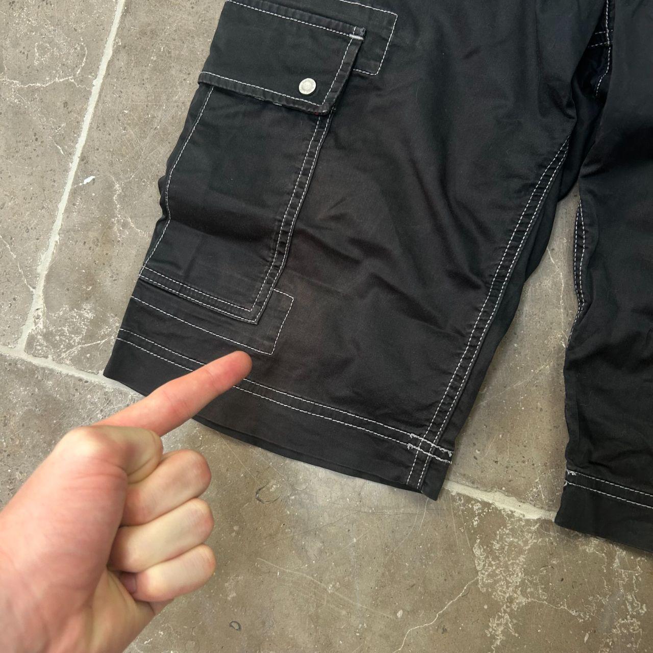 Vintage Burberry Black Label Nova Check Cargo Shorts W32 L12