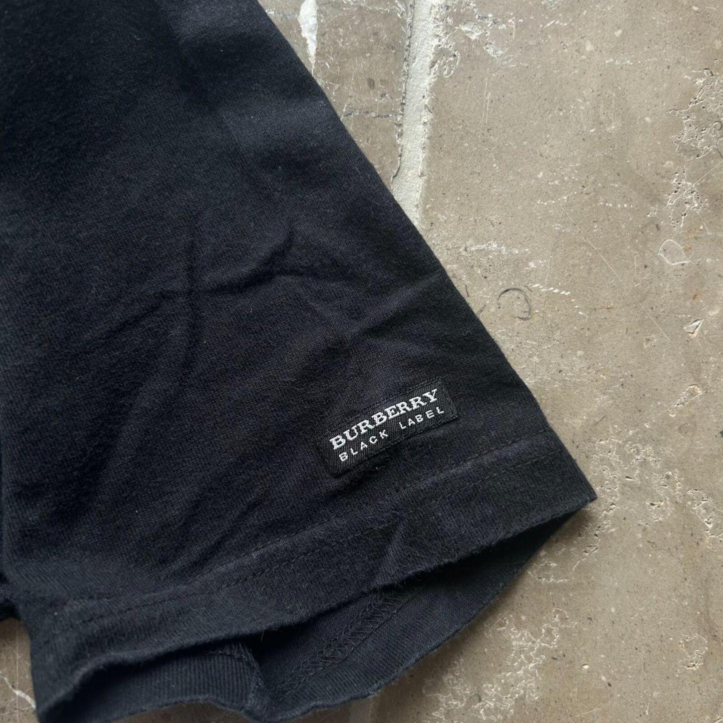 Burberry Black Label Short Sleeve Henley T Shirt S