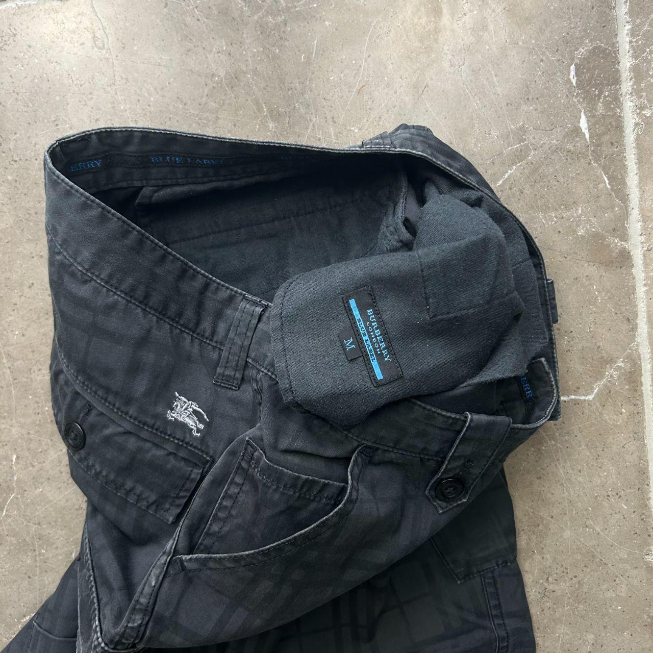 Vintage Burberry Blue Label Shadow Utility Cargo Trousers W30 L30
