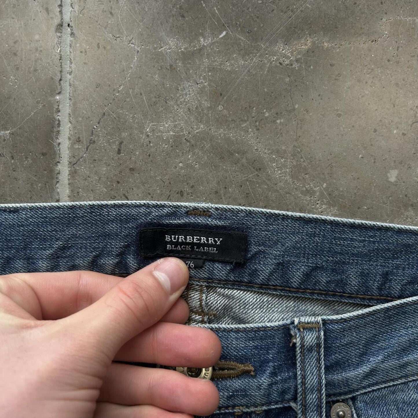 Vintage Burberry Black Label Relaxed Straight Jeans W31 L33