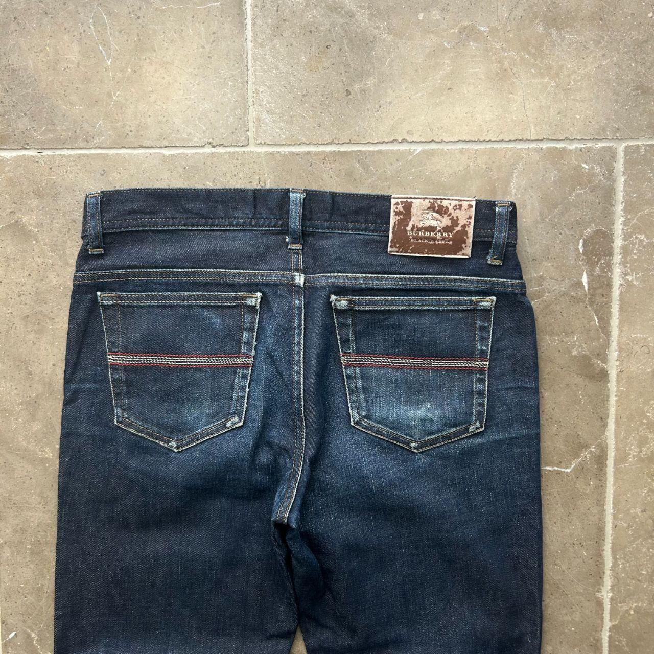 Vintage Burberry Black Label Slim Raw Denim Jeans W30 L29