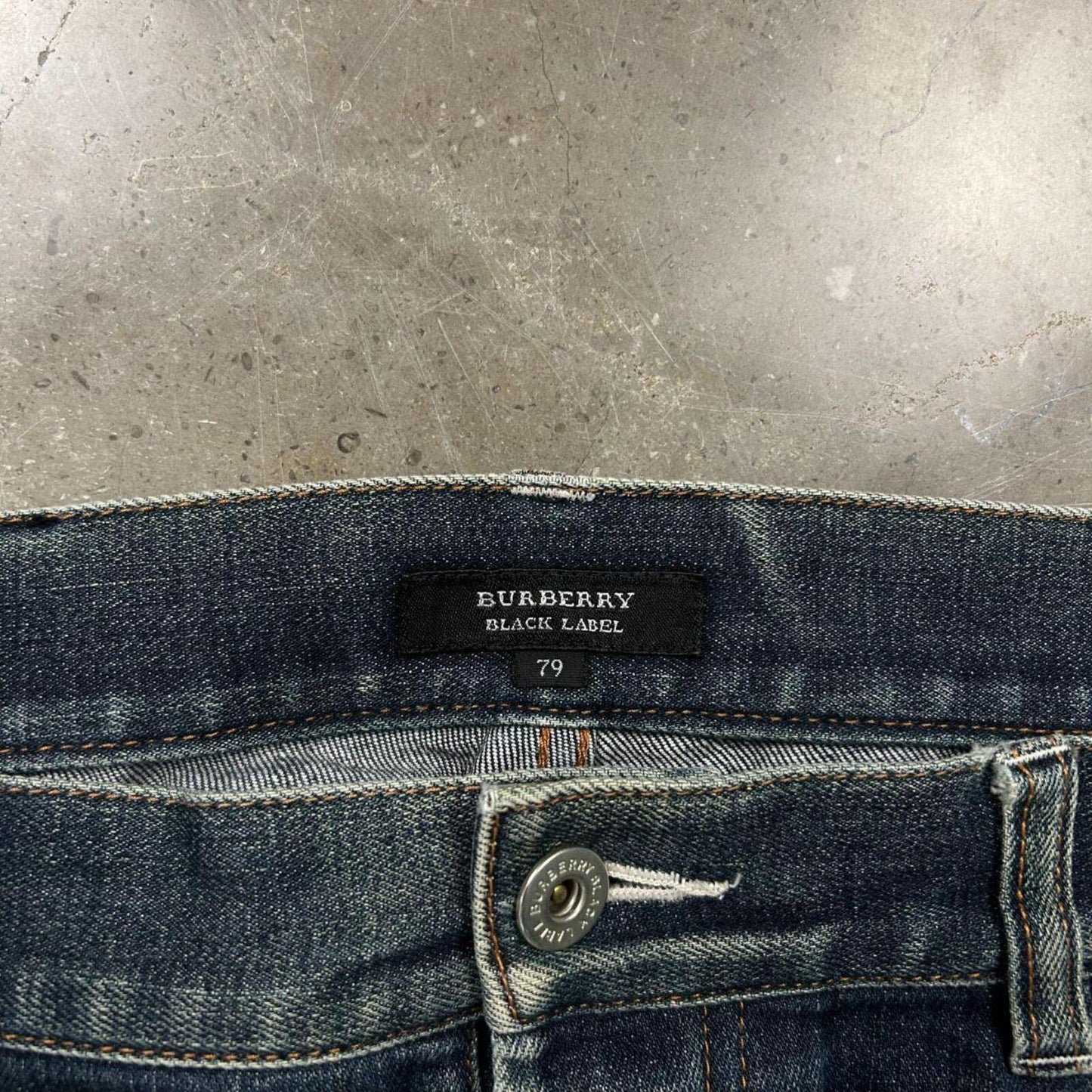 Vintage Burberry Black Label Relaxed Bootcut Jeans W32 L30
