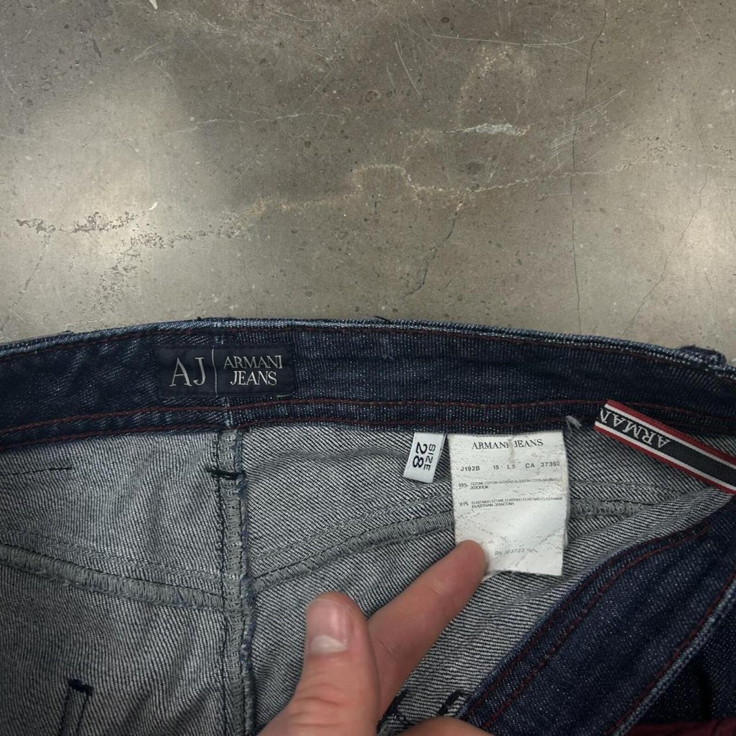 Vintage Armani Jeans Bootcut / Flared Jeans W28 L32
