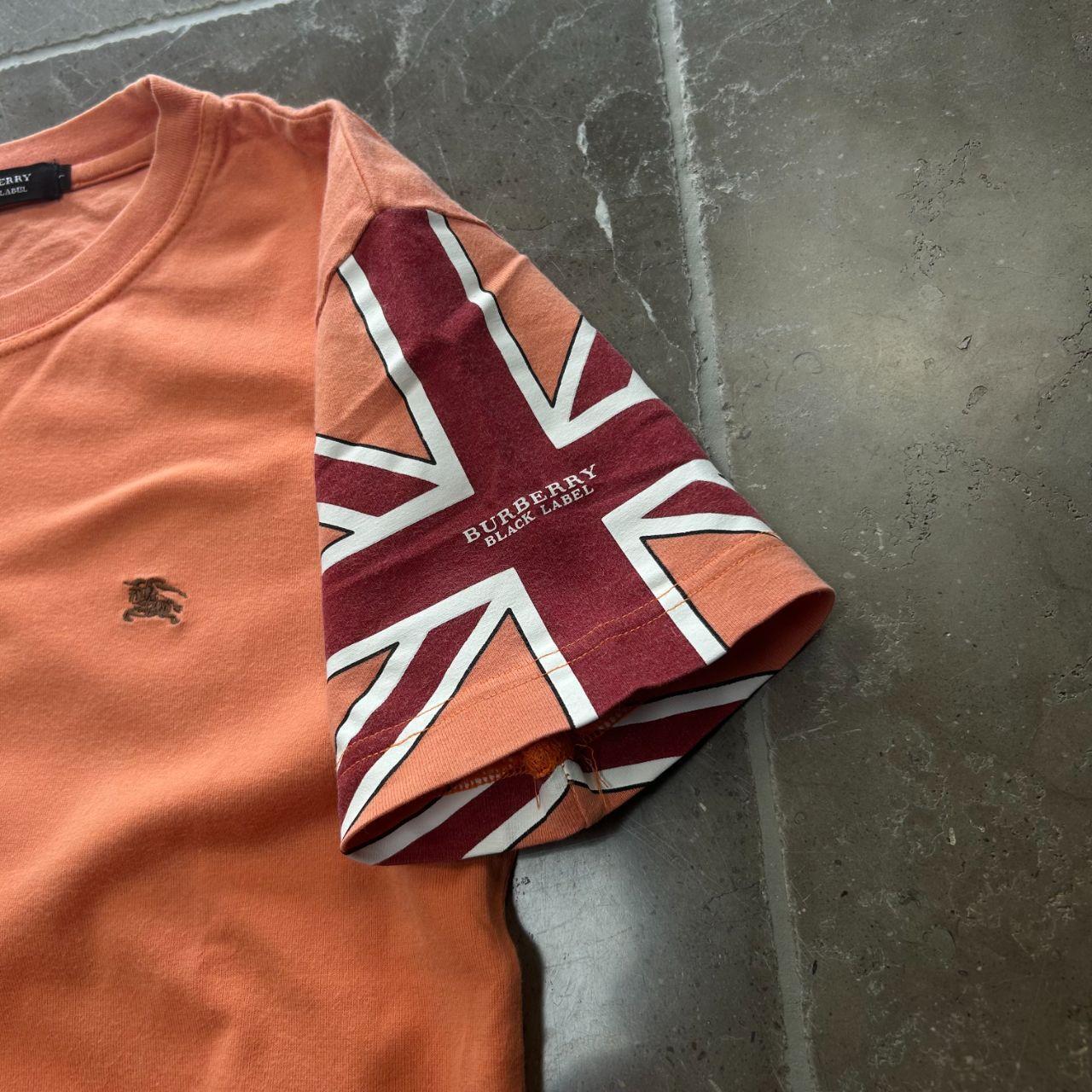 Burberry Black Label Union Jack Short Sleeve T Shirt XS