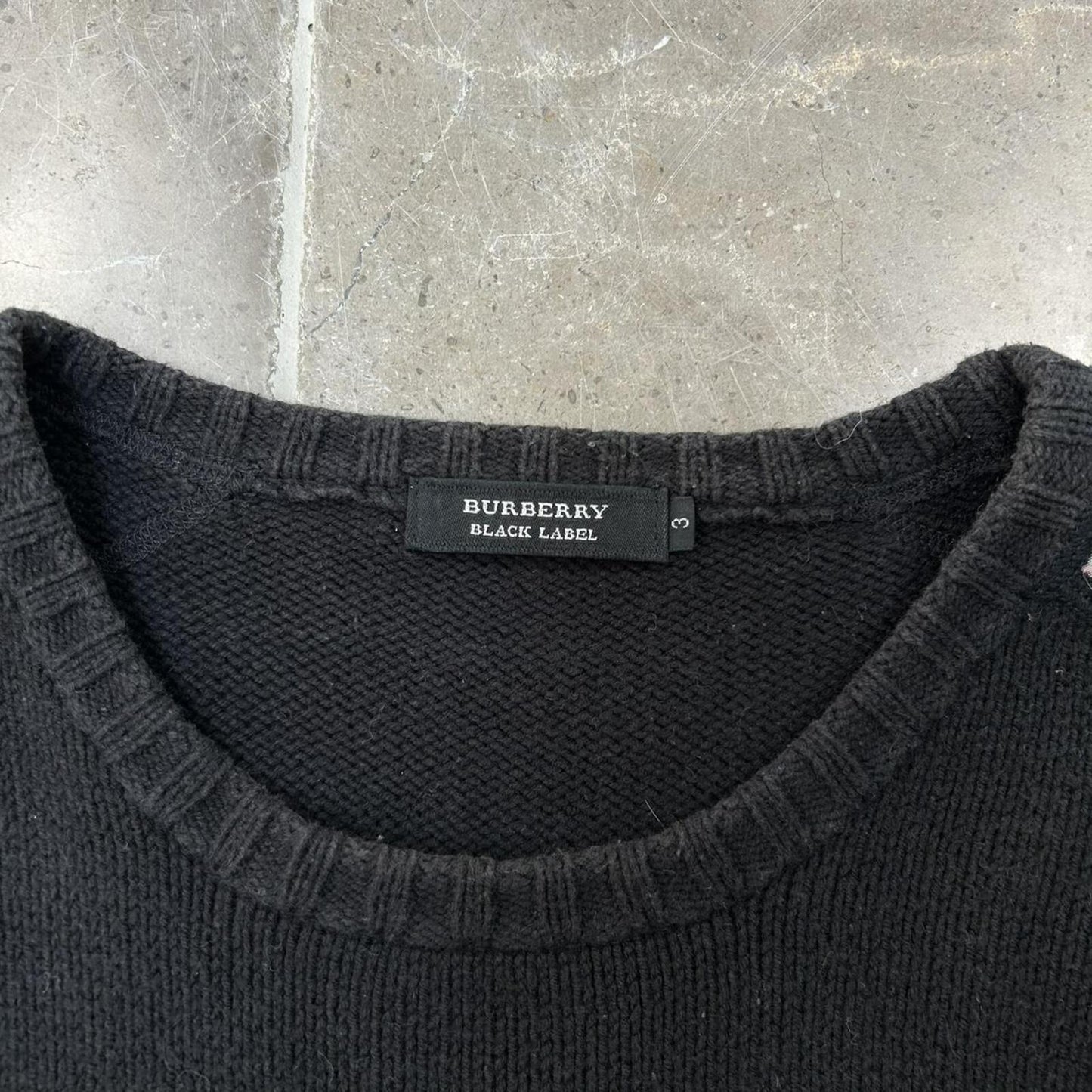 Burberry Black Label Nova Check Knit Jumper M