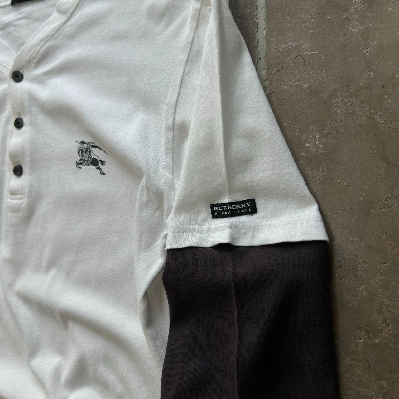 Burberry Black Label Layered Henley T Shirt S