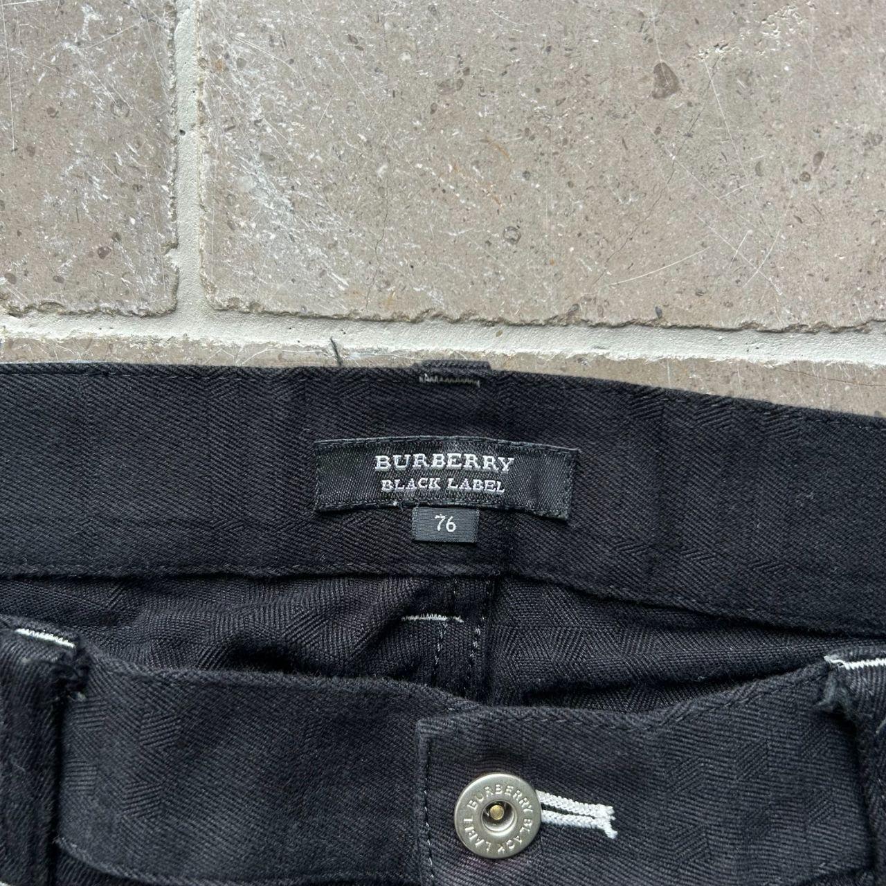 Vintage Burberry Black Label Shadow Check Jeans W31 L31