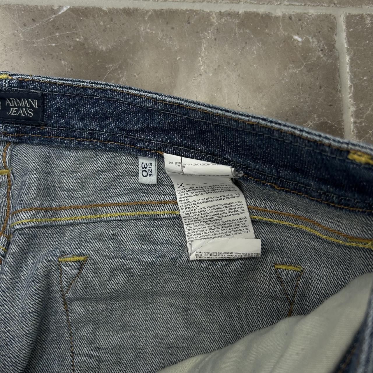 Vintage Armani Jeans Bootcut Flared Jeans W30 L30