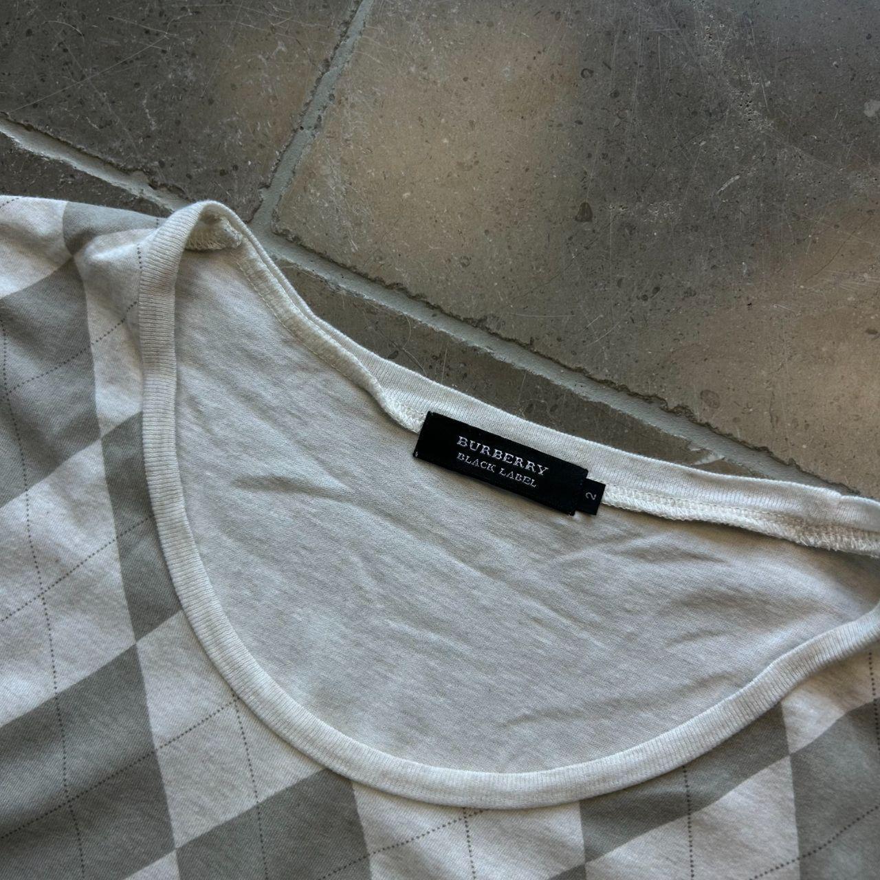 Burberry Black Label Argiyle Long Sleeve T Shirt S