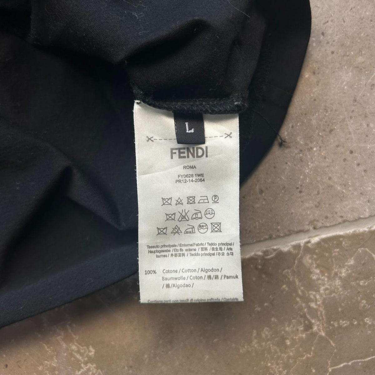 Fendi Monster Eye Zip T Shirt M
