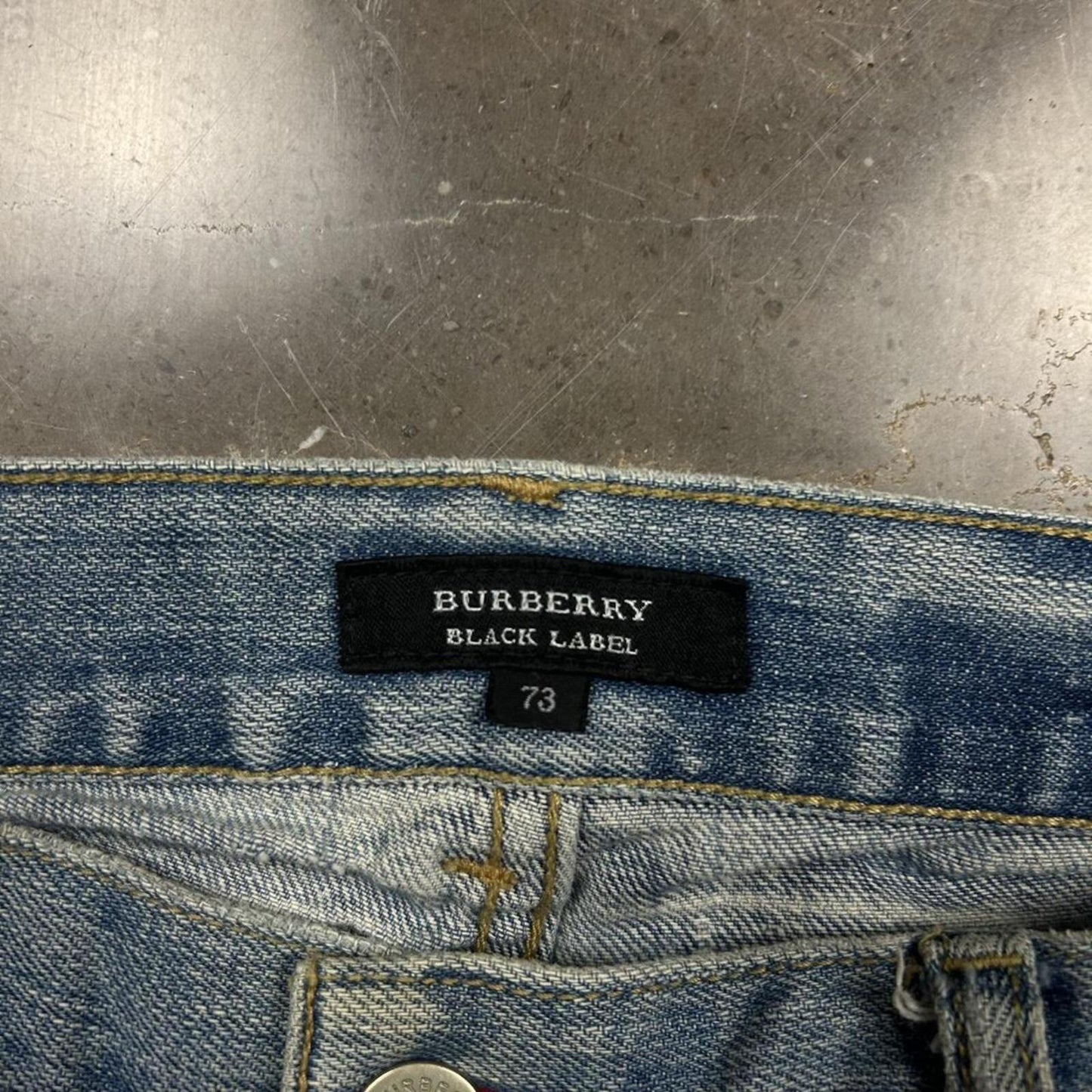 Vintage Burberry Black Label Relaxed Straight Jeans W30 L32