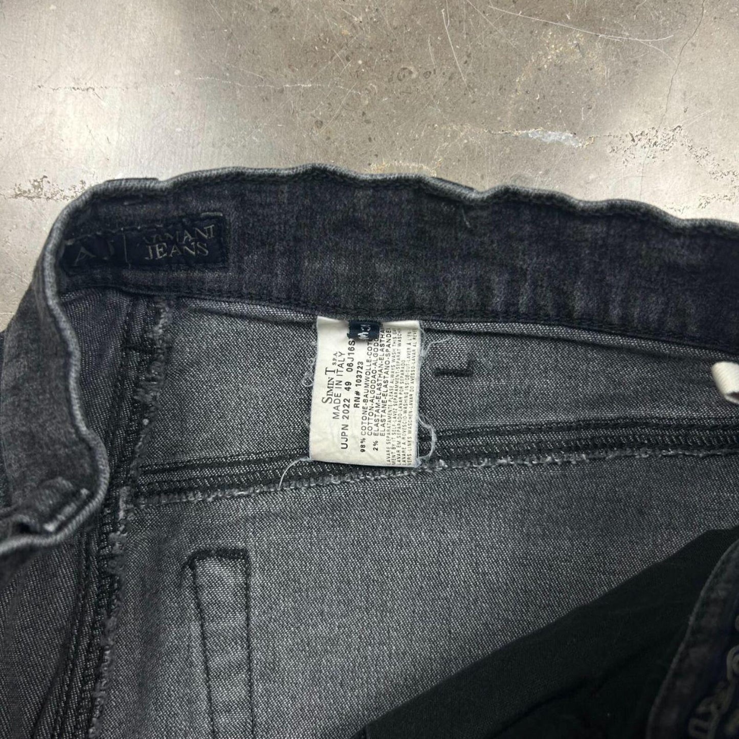 Vintage Armani Jeans Bootcut / Flared Jeans W30 L30