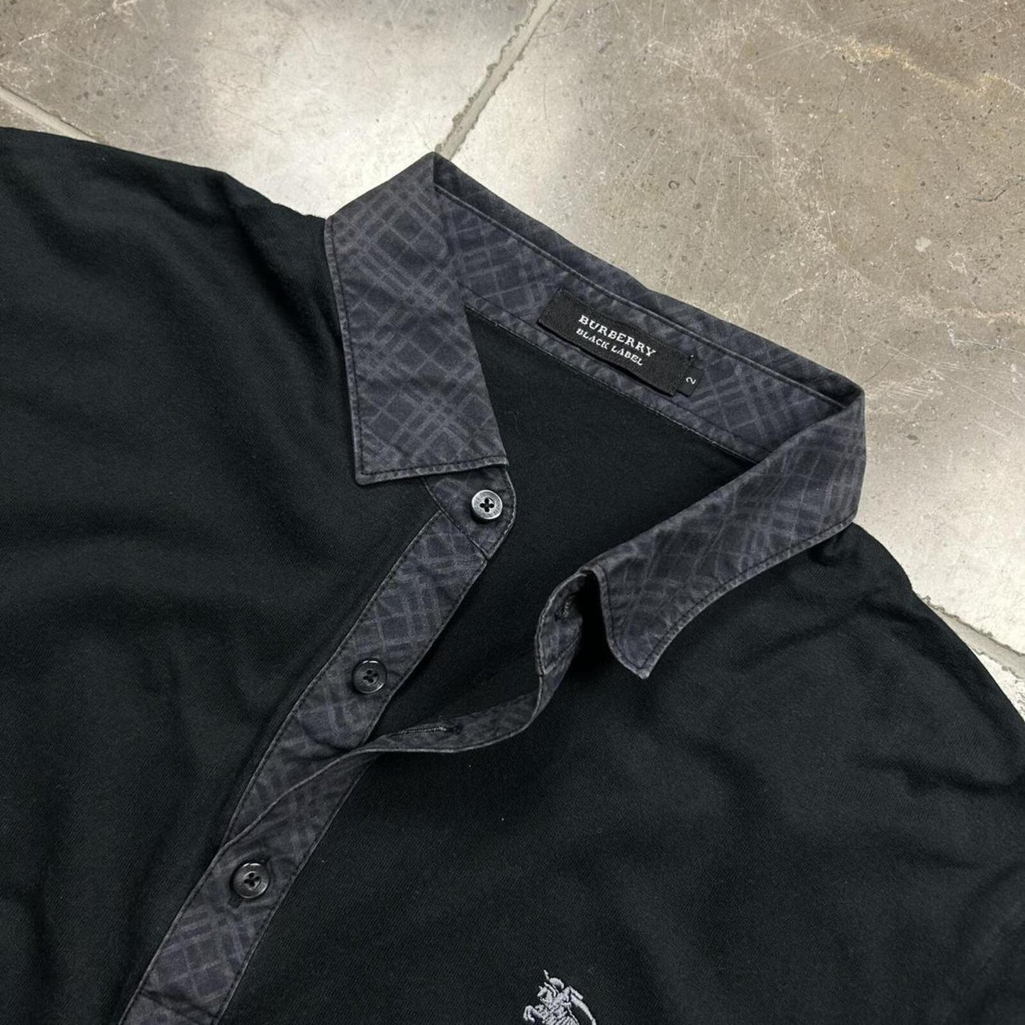 Burberry Black Label Nova Check Polo Shirt S