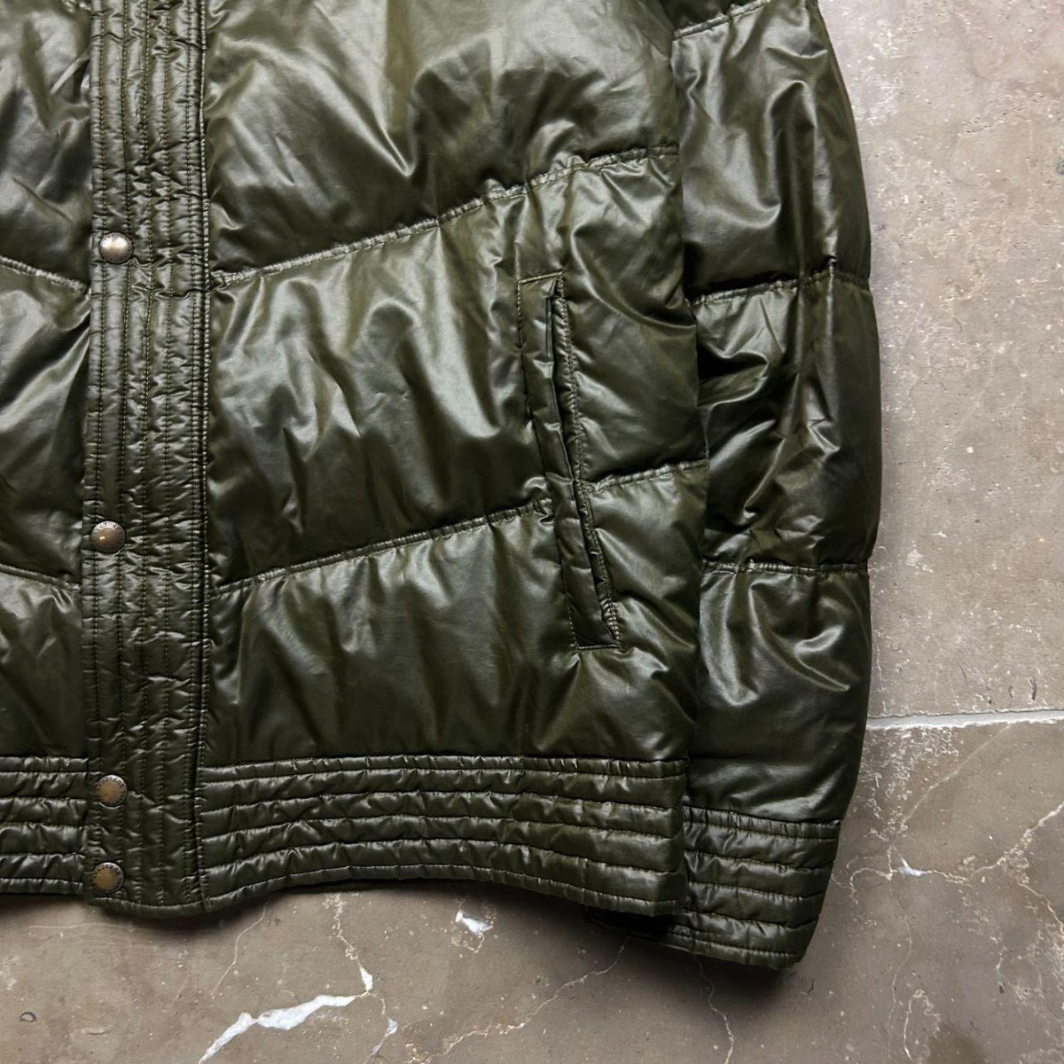 Burberry Blue Label Fur Hood Puffer Jacket L