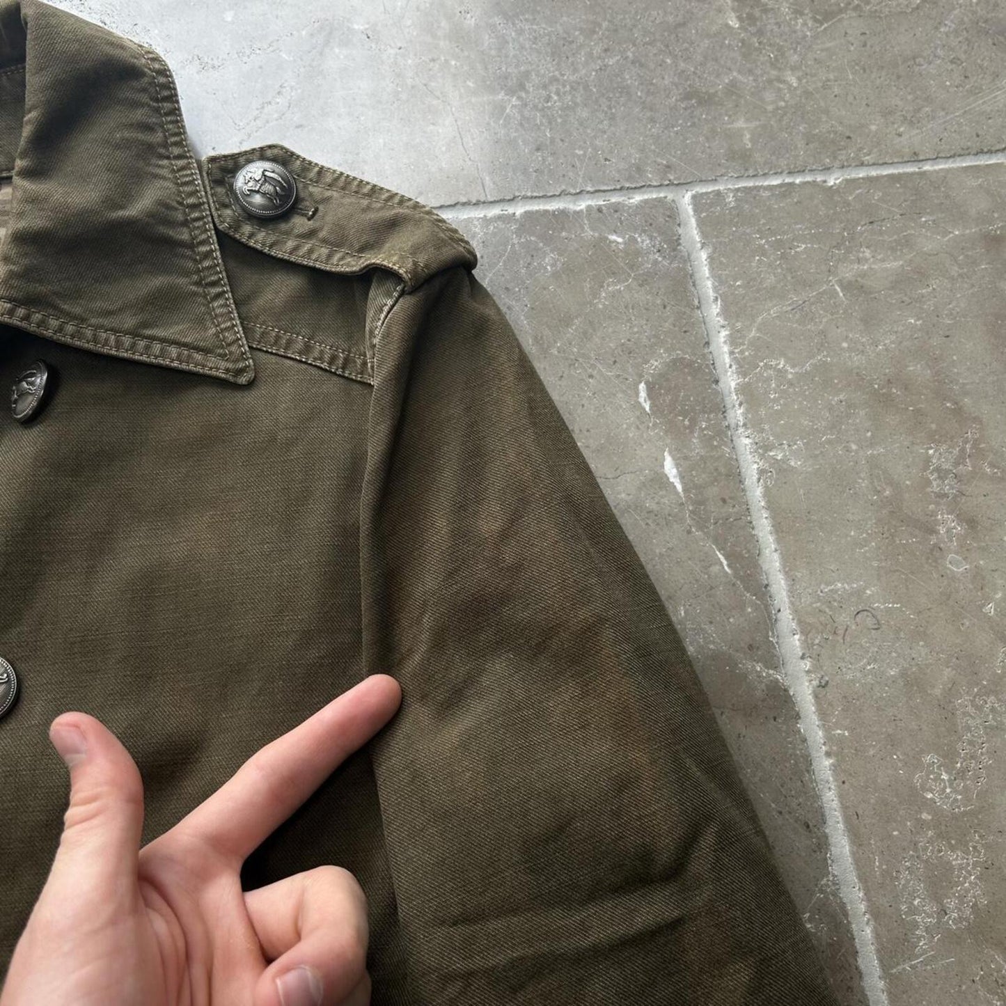 Burberry Black Label Military Napoleon Jacket L