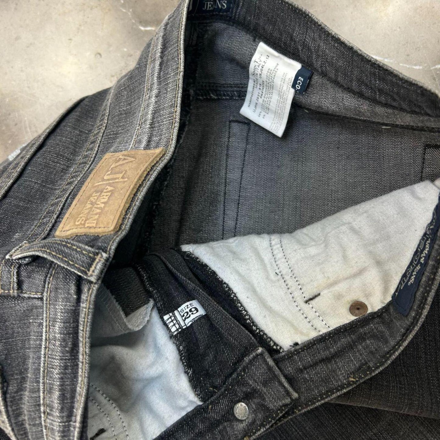 Vintage Armani Jeans Bootcut Jeans W29 L32