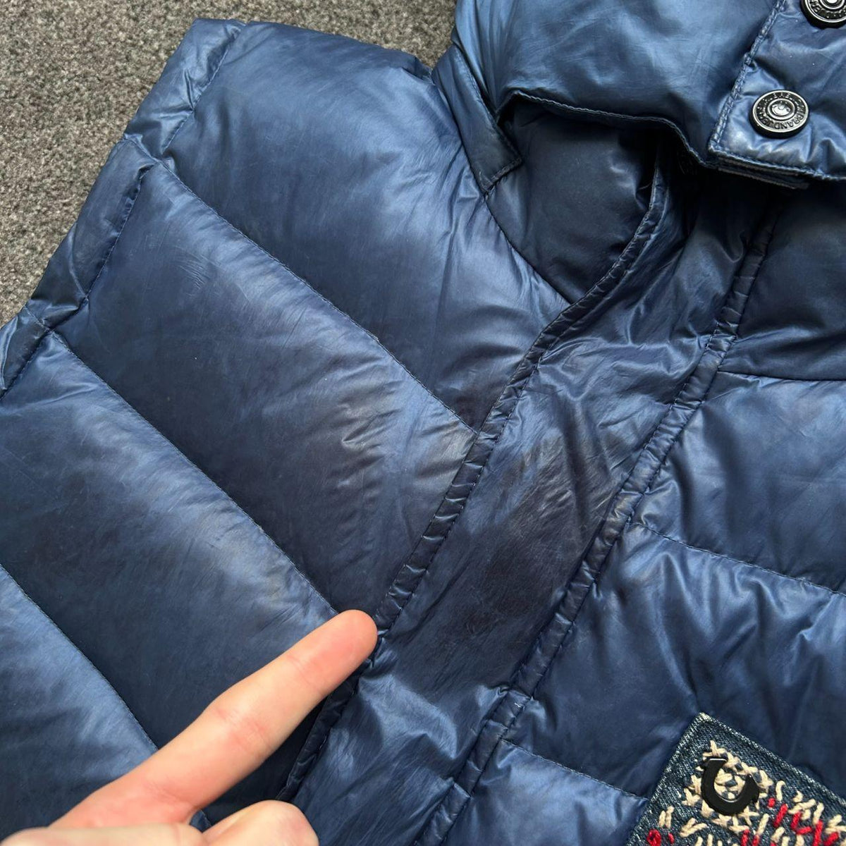 Vintage True Religion Gilet Vest Puffer Jacket L