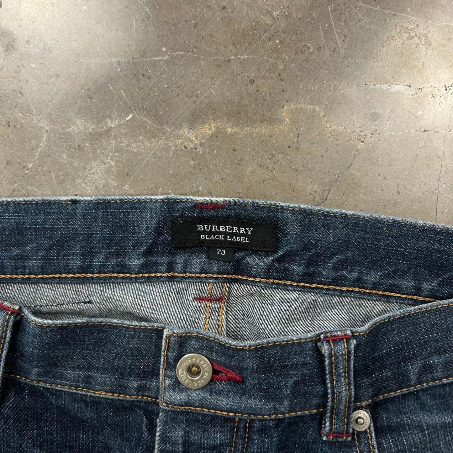 Vintage Burberry Black Label Relaxed Straight Jeans W30 L28