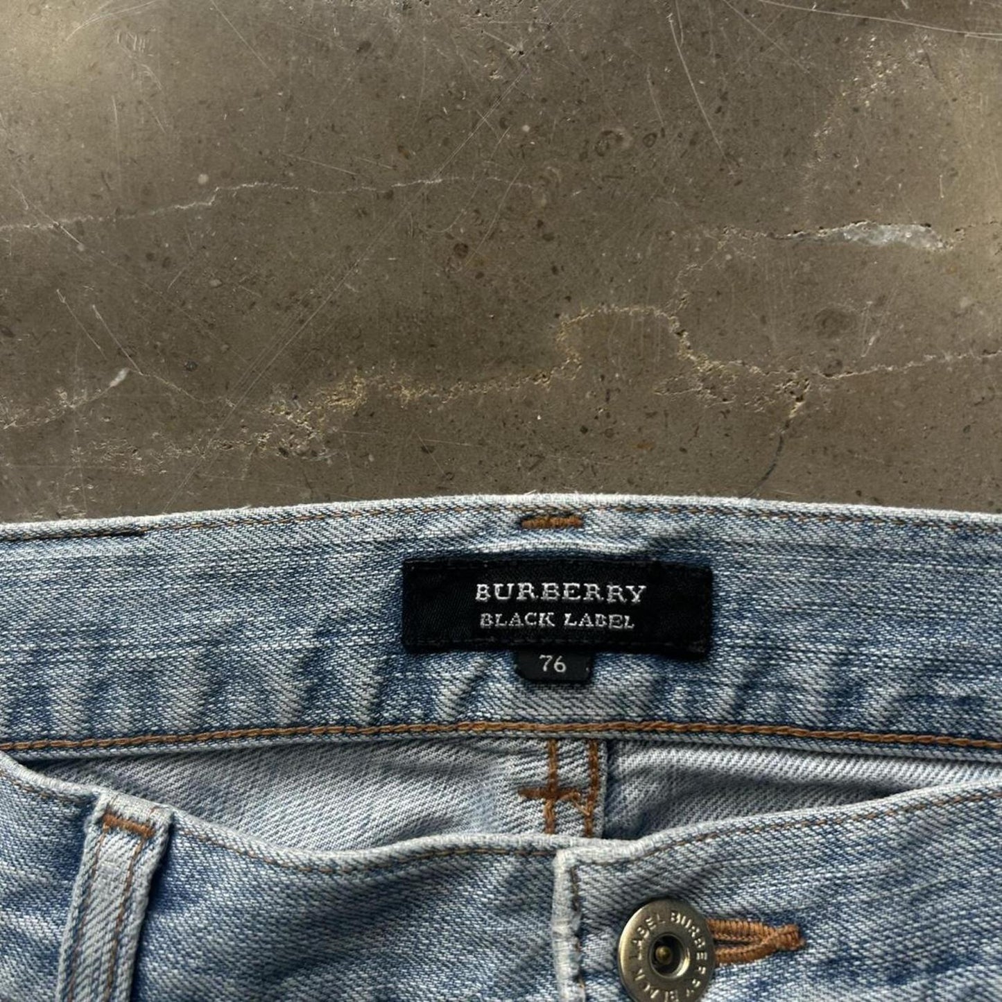 Vintage Burberry Black Label Relaxed Straight Jeans W30 L31