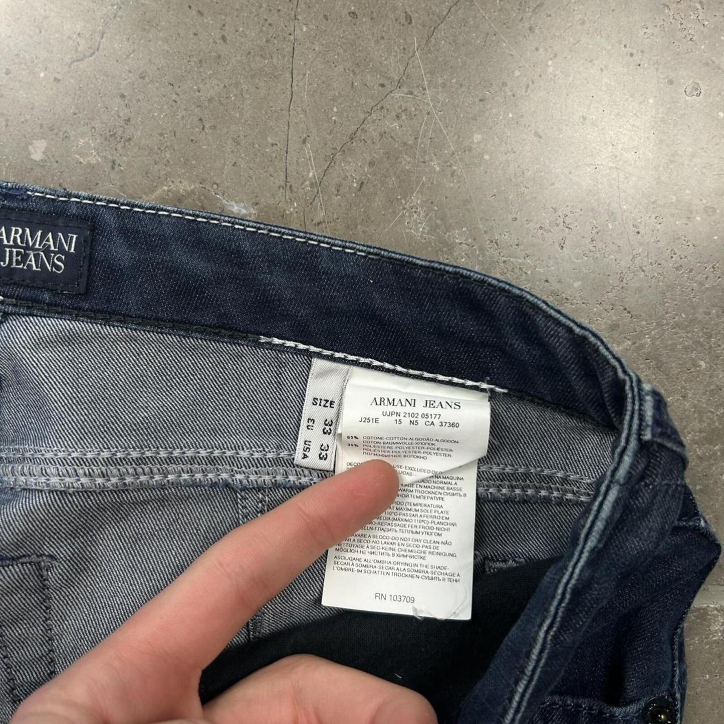 Vintage Armani Jeans Bootcut Flare Jeans W33 L29