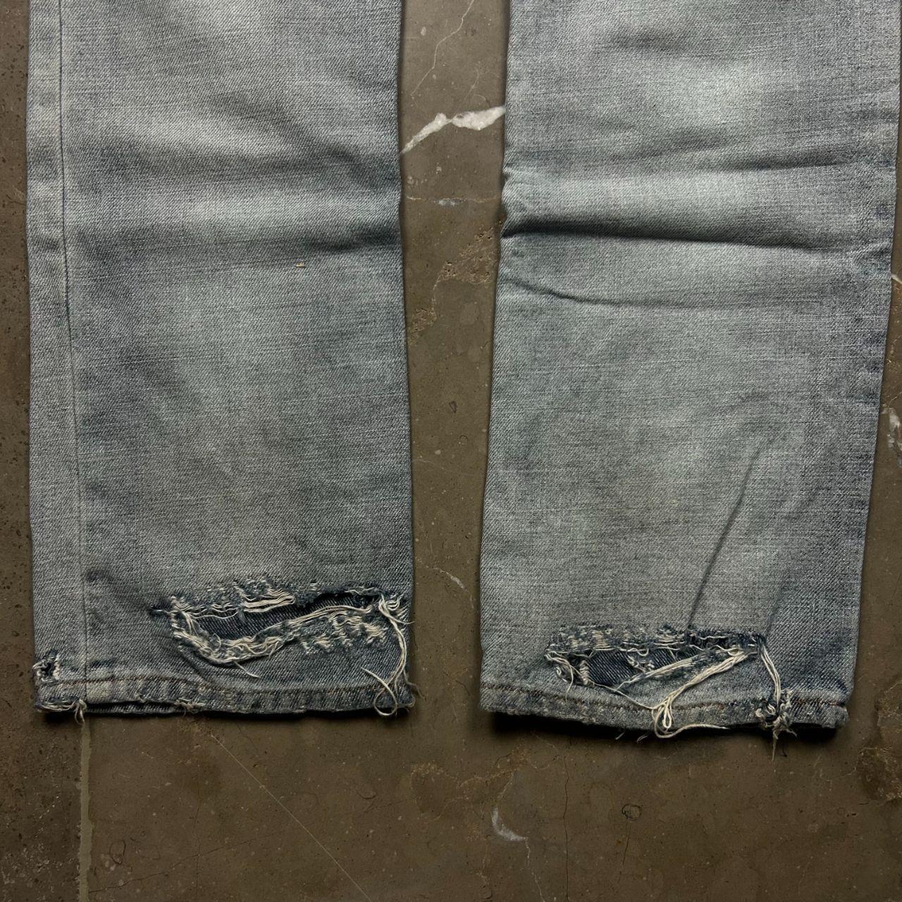 Dolce & Gabbana SS2005 Denim Distressed Superman Jeans W29 L35