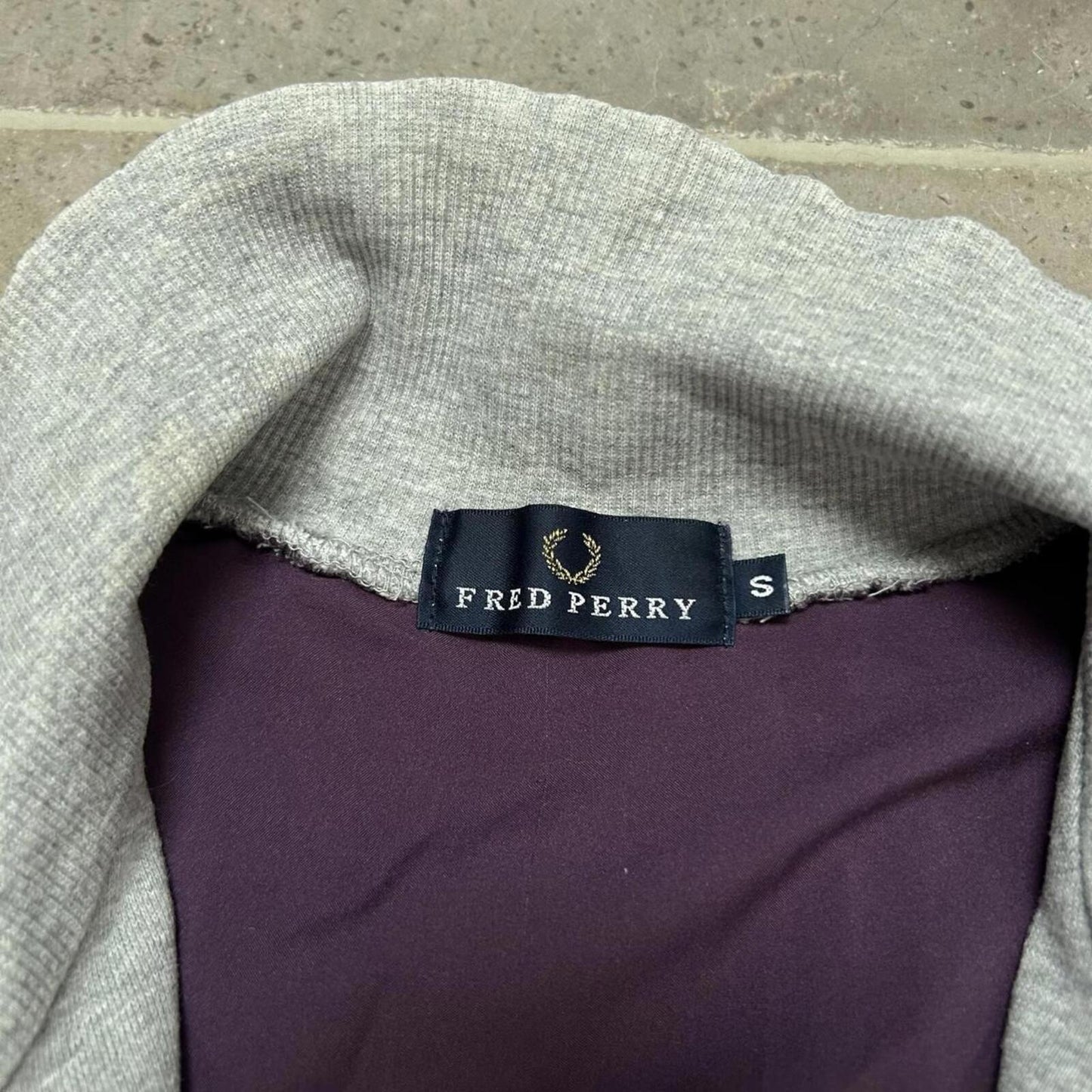 Vintage Fred Perry Union Jack Zip Up Jumper S