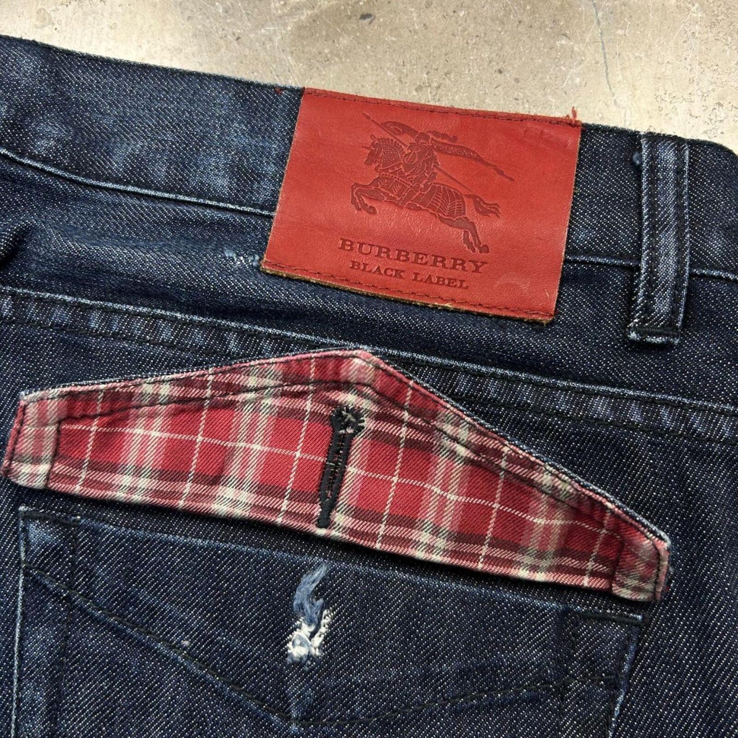 Vintage Burberry Black Label Relaxed Straight Jeans W34 L30