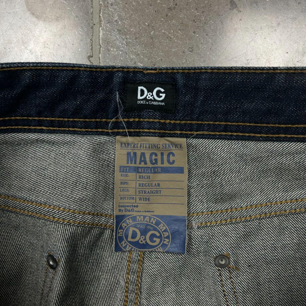 Dolce Gabbana Straight Leg Raw Denim Jeans W34 L33