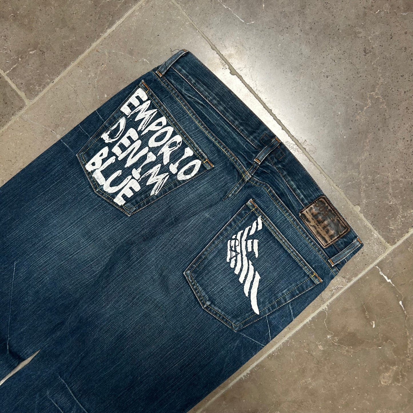 Vintage Armani Jeans Denim Baggy Jeans W36 L34