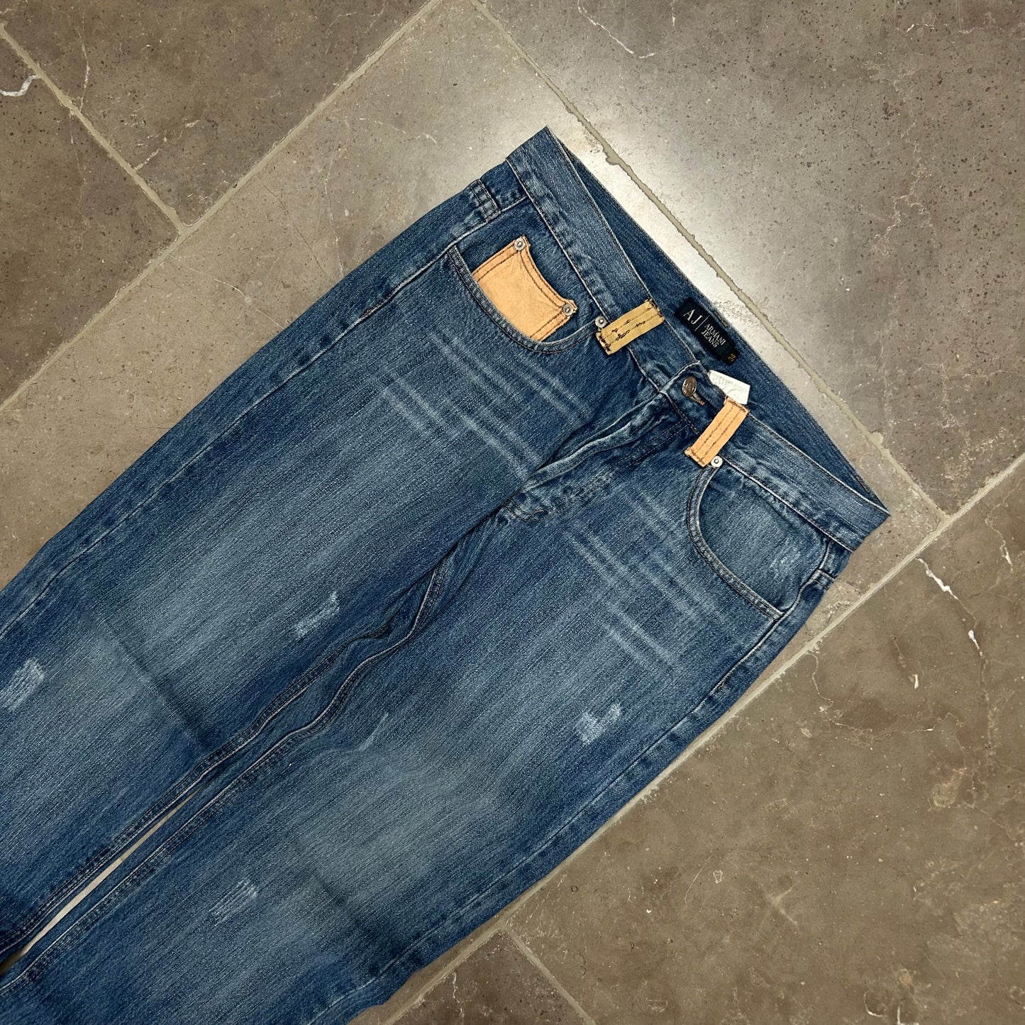 Vintage Armani Jeans Denim Baggy Jeans W34 L32
