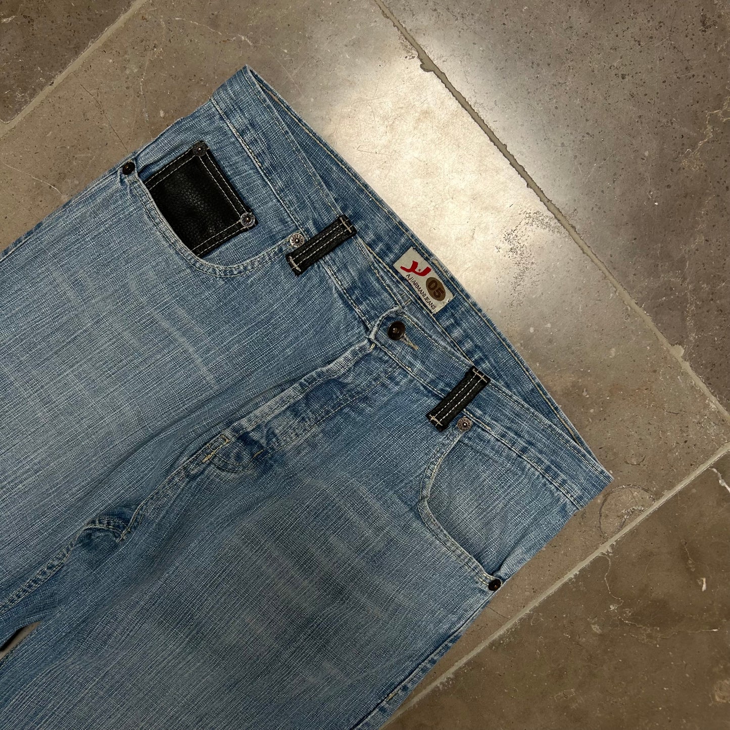 Vintage Armani Jeans Denim Baggy Jeans W36 L31