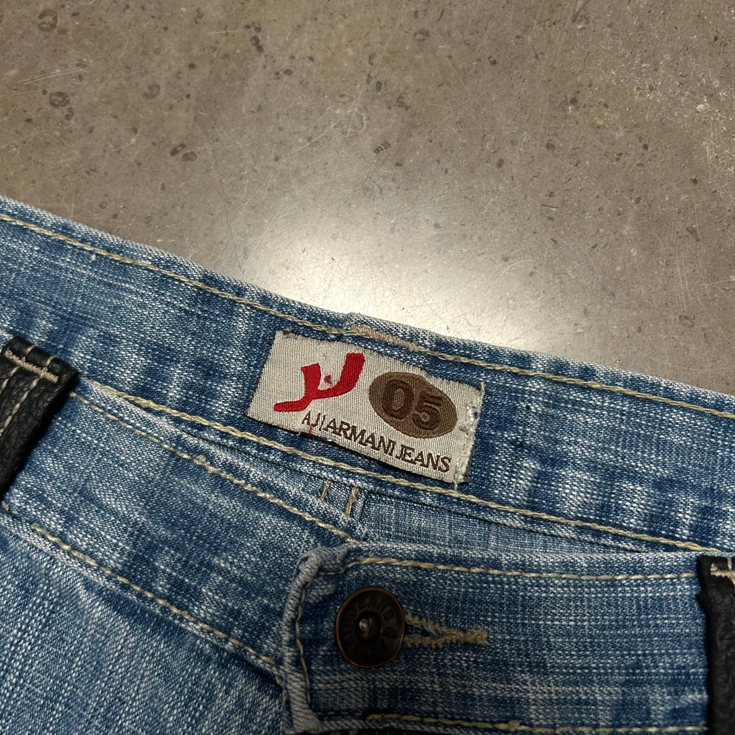 Vintage Armani Jeans Denim Baggy Jeans W36 L31