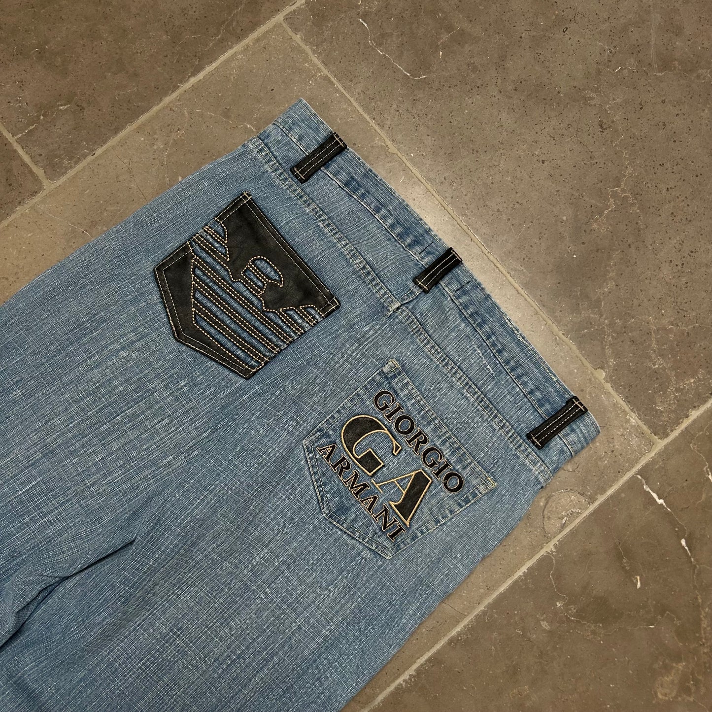 Vintage Armani Jeans Denim Baggy Jeans W36 L31