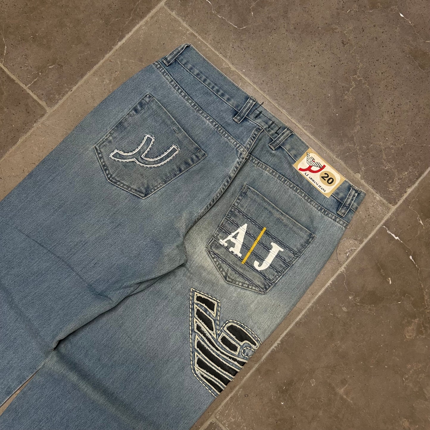 Vintage Armani Jeans Denim Baggy Jeans W34 L33