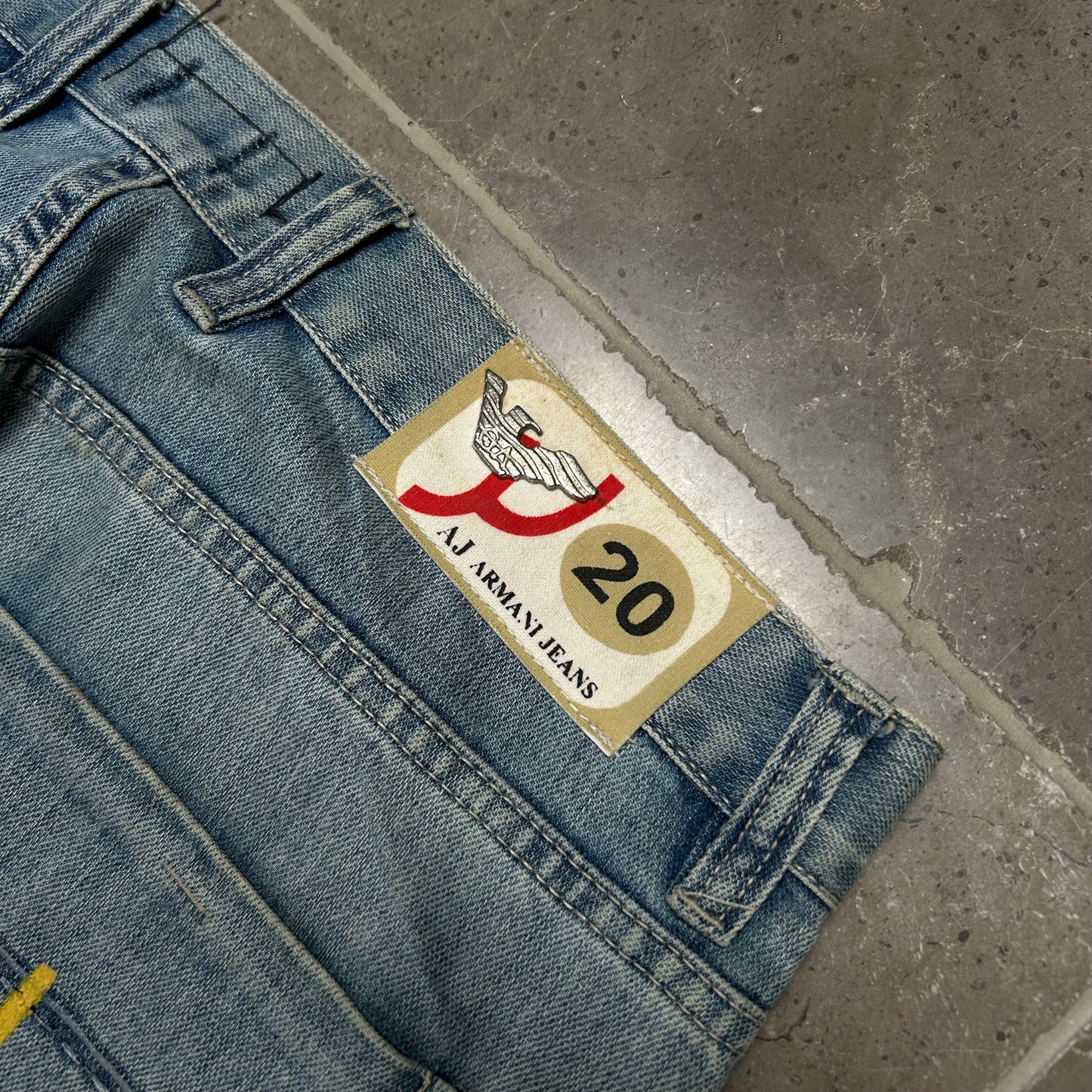 Vintage Armani Jeans Denim Baggy Jeans W34 L33