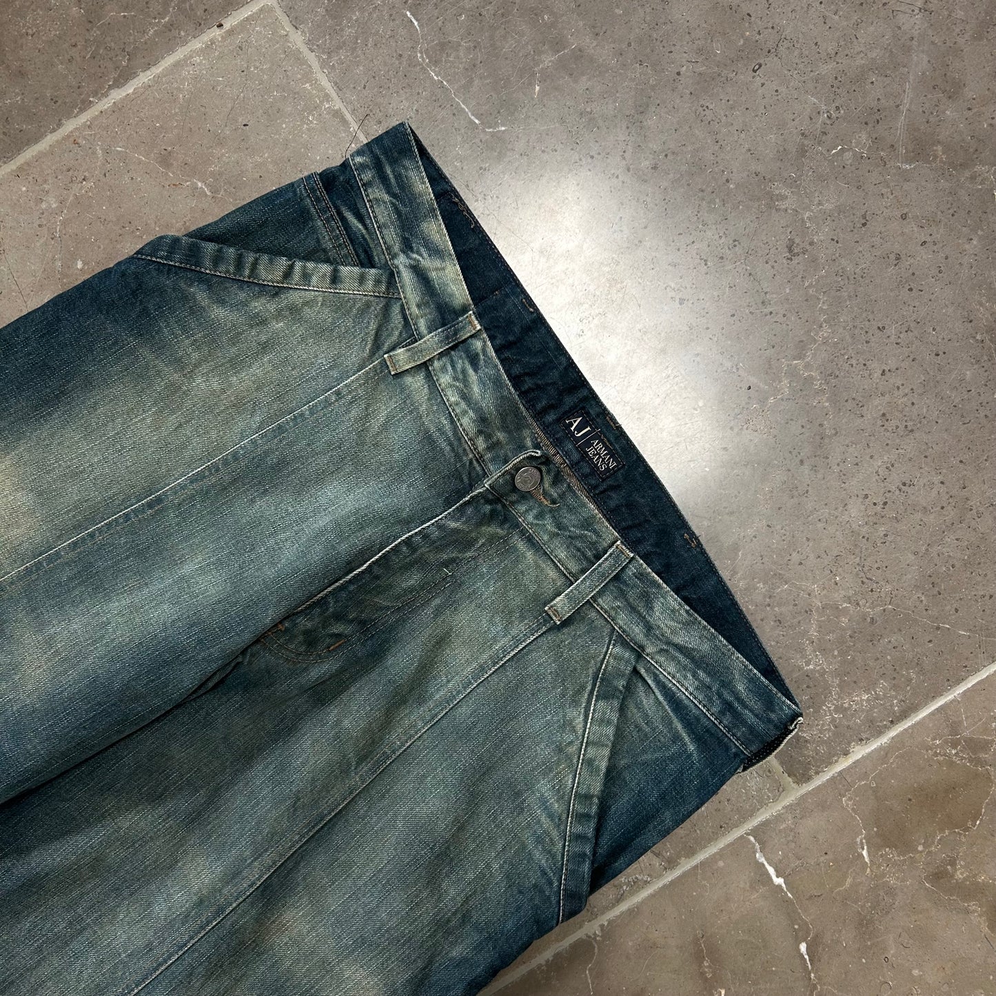 Vintage Armani Jeans Denim Baggy Jeans W34 L34