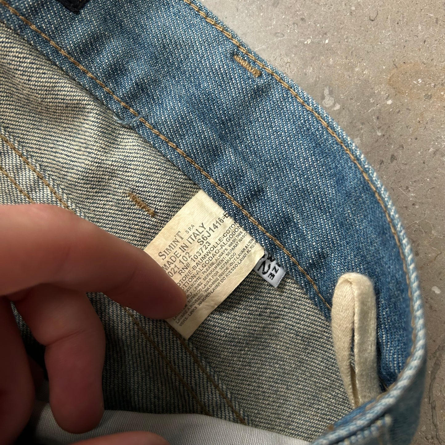 Vintage Armani Jeans Denim Baggy Jeans W32 L32