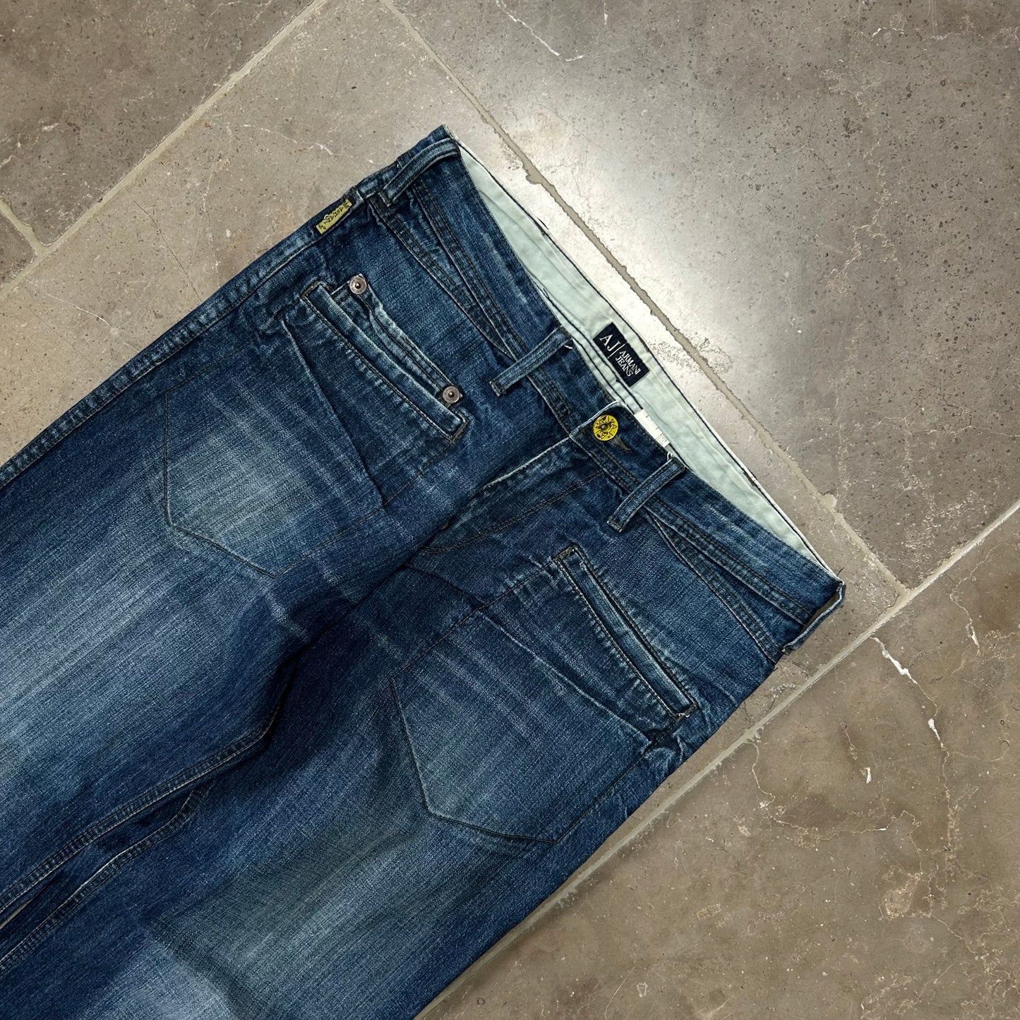 Vintage Armani Jeans Denim Baggy Jeans W34 L31