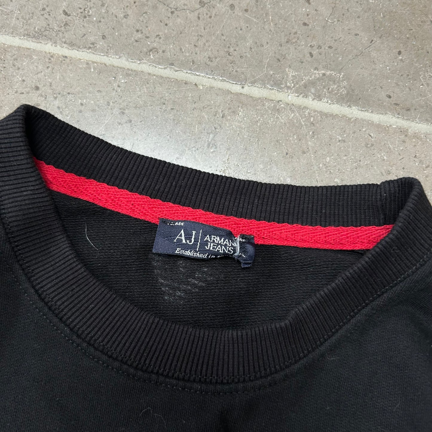 Vintage Armani Jeans Crewneck Jumper Size L
