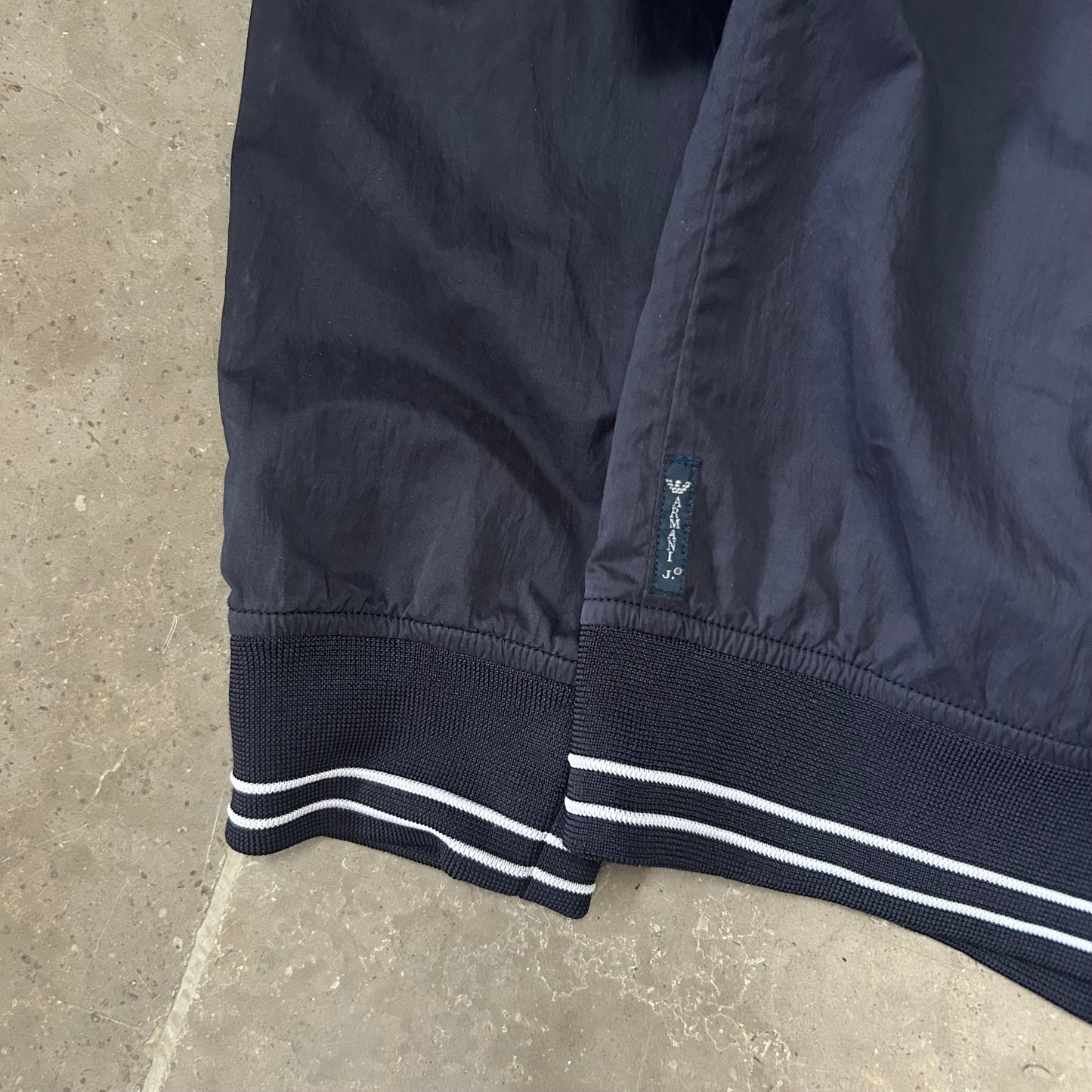 Vintage Armani Jeans Plaid Windbreaker Jacket Size L