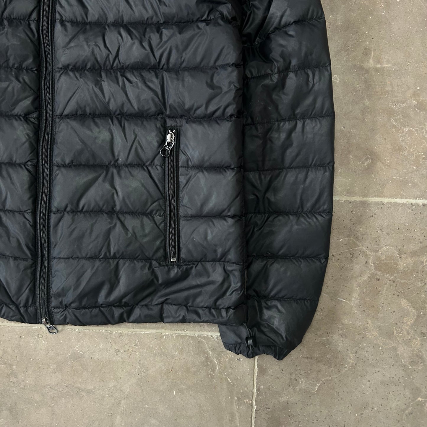Vintage Armani Jeans Puffer Jacket Black M