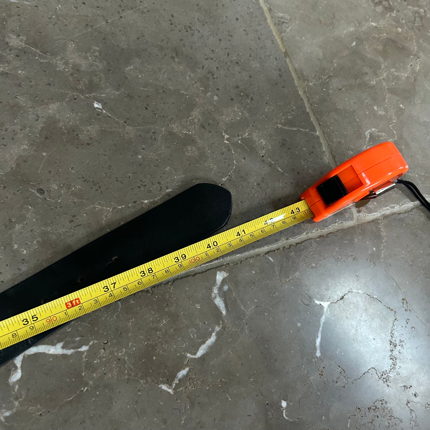 Vintage Armani Jeans Belt Black
