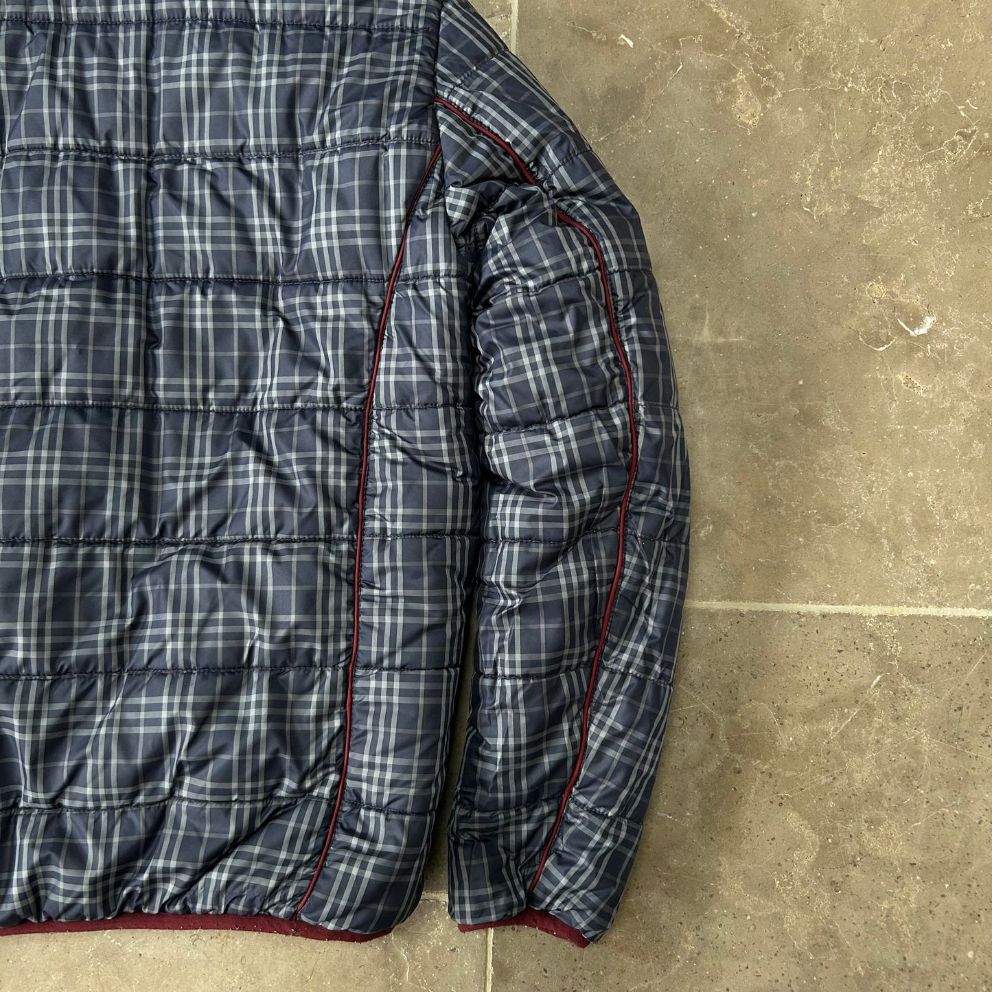 Vintage Armani Jeans Reversible Puffer Jacket Size S