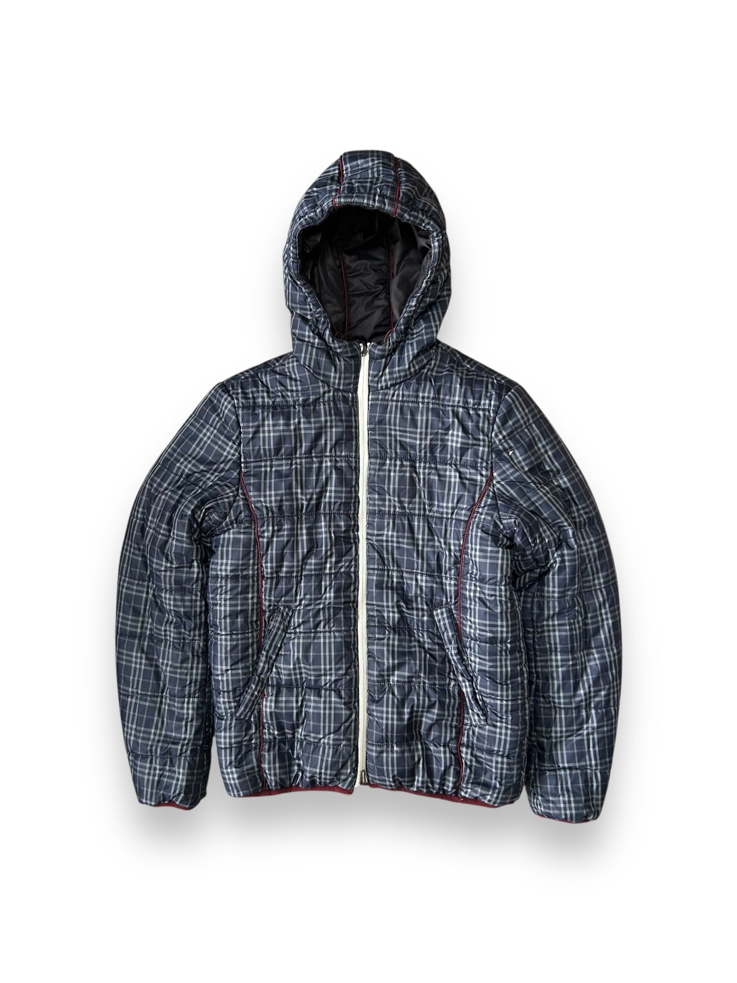 Vintage Armani Jeans Reversible Puffer Jacket Size S