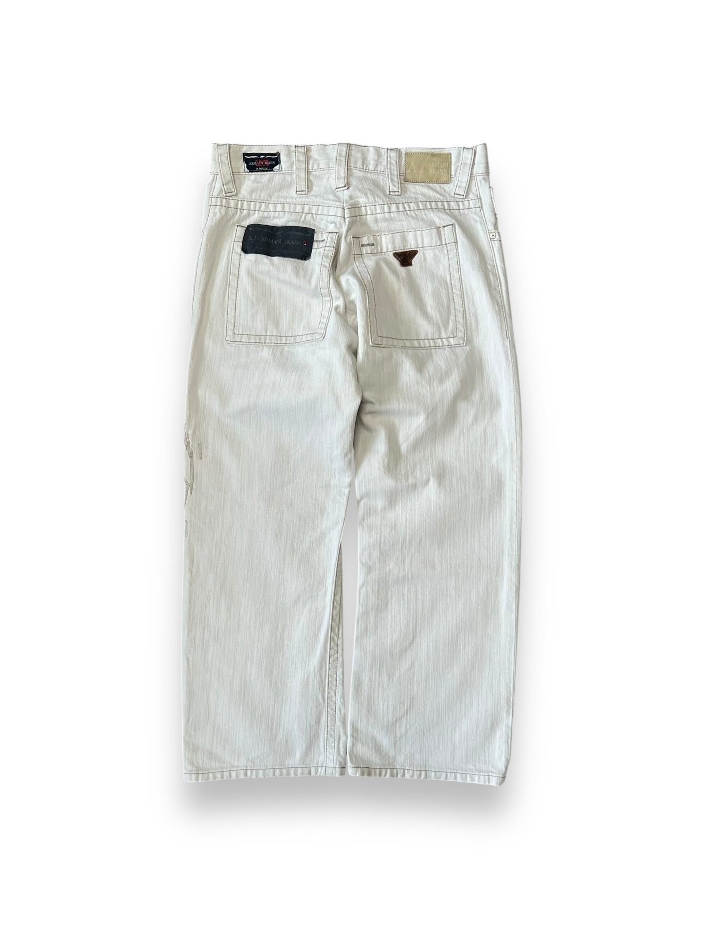 Vintage Armani Jeans Denim Baggy Jeans W32 L29