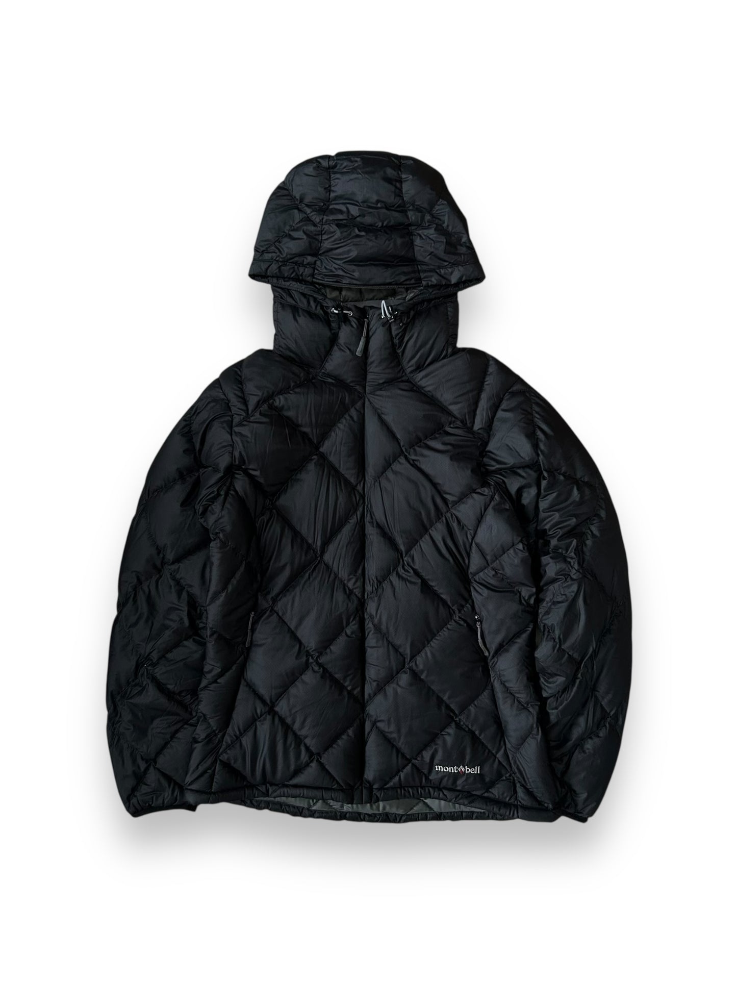 Montbell Alpine Diamond Stitch Down Puffer Jacket Black Size UK S