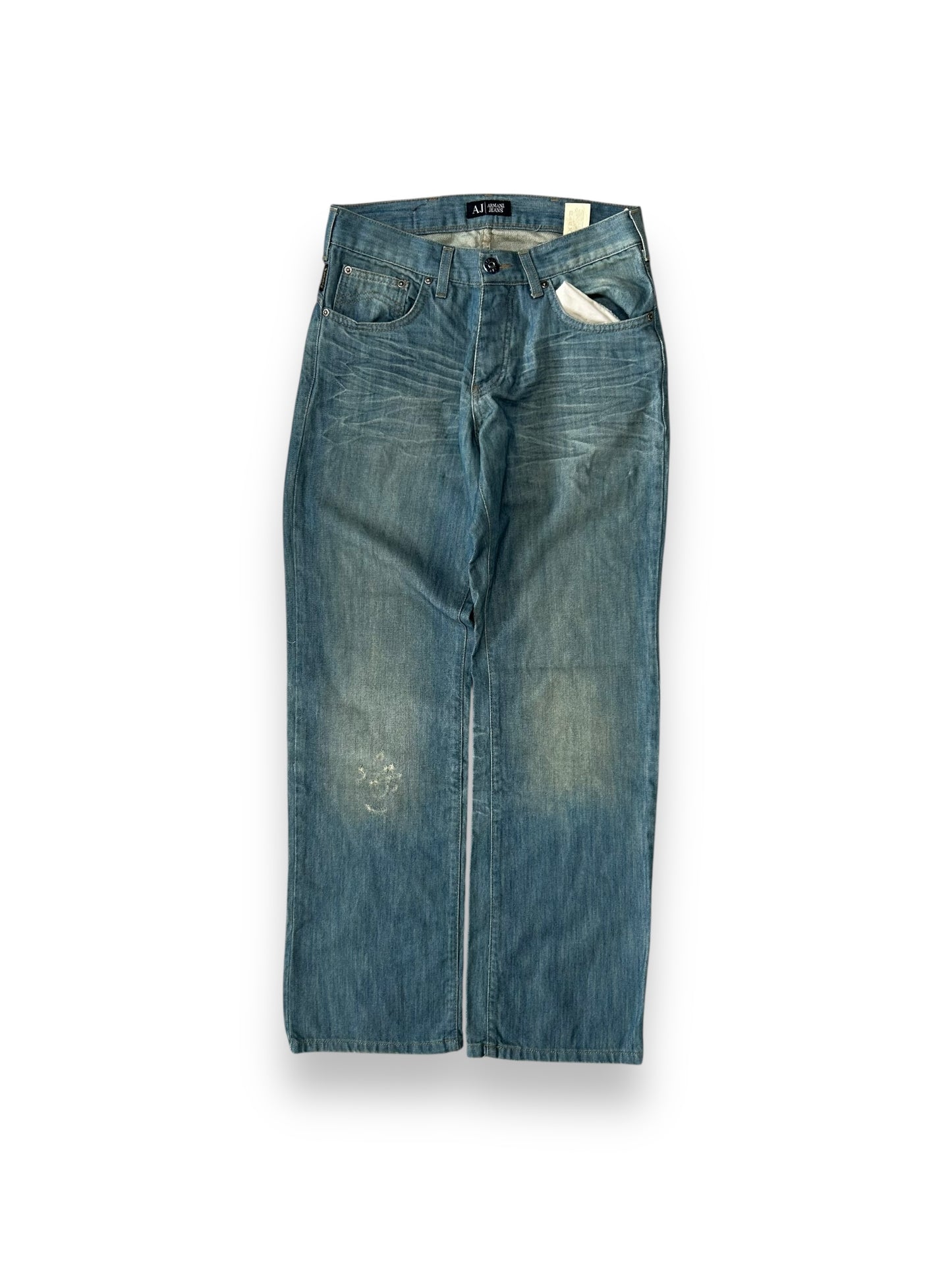 Vintage Armani Jeans Denim Baggy Jeans W32 L32