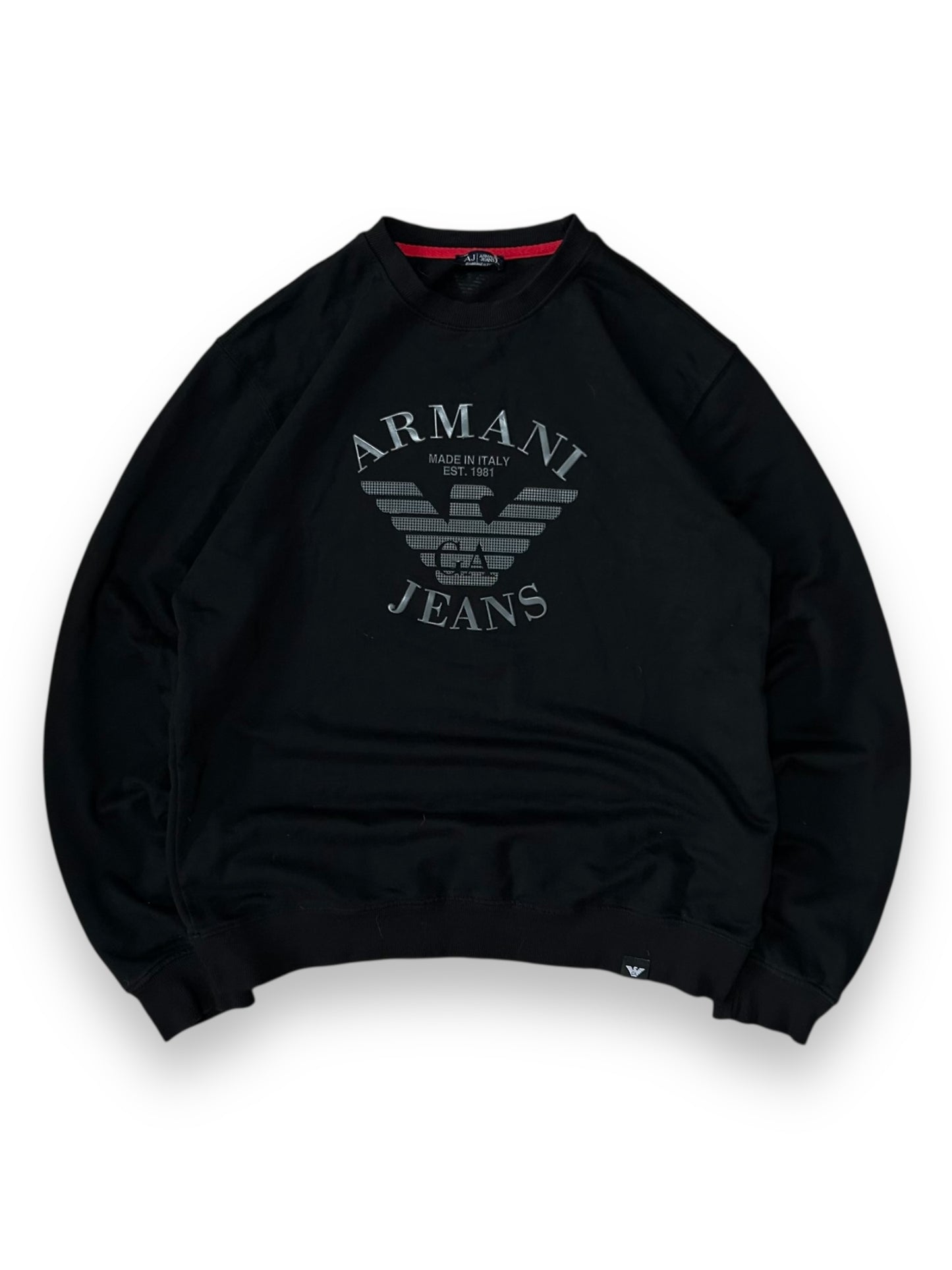 Vintage Armani Jeans Crewneck Jumper Size L