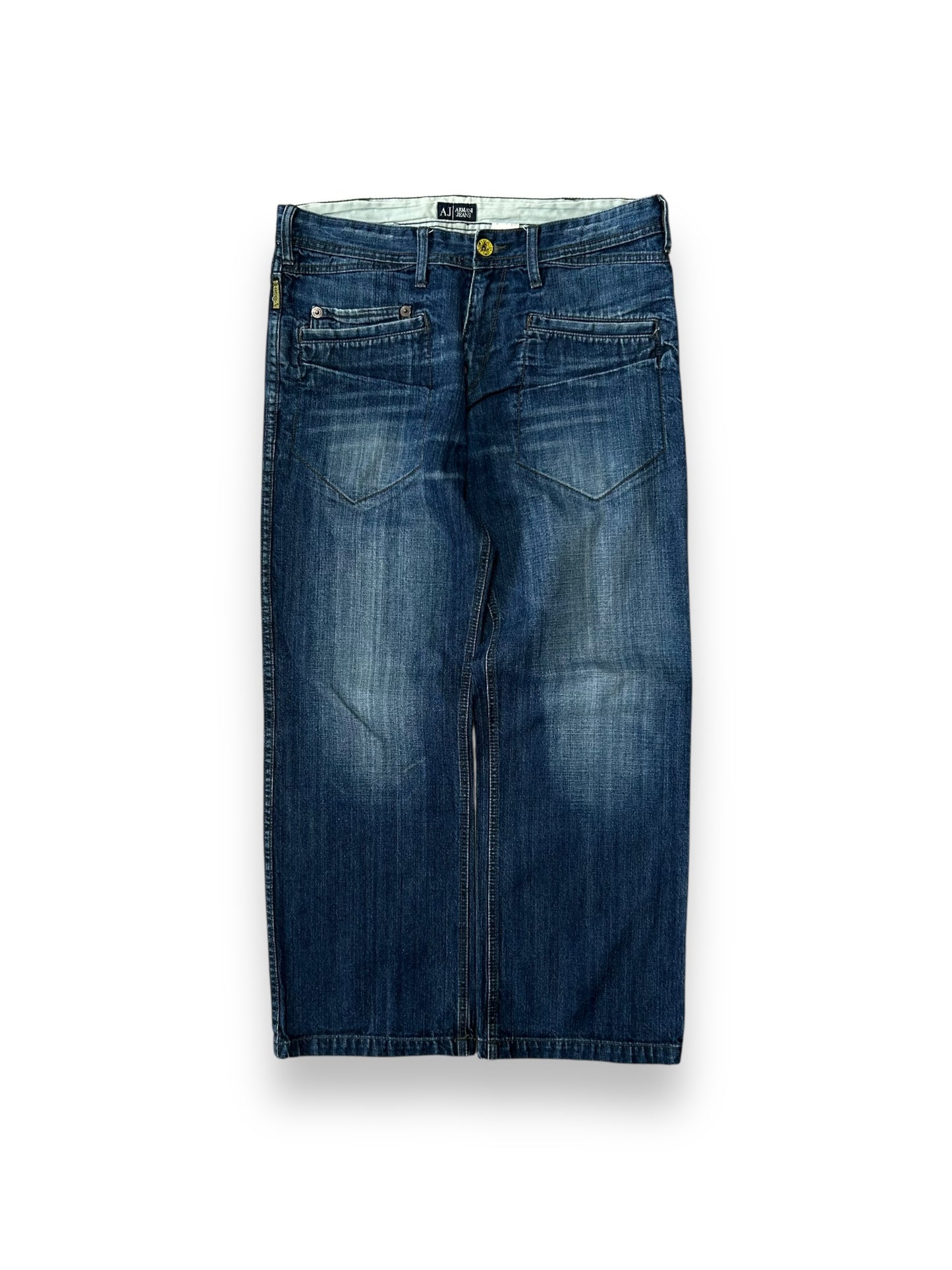 Vintage Armani Jeans Denim Baggy Jeans W34 L31