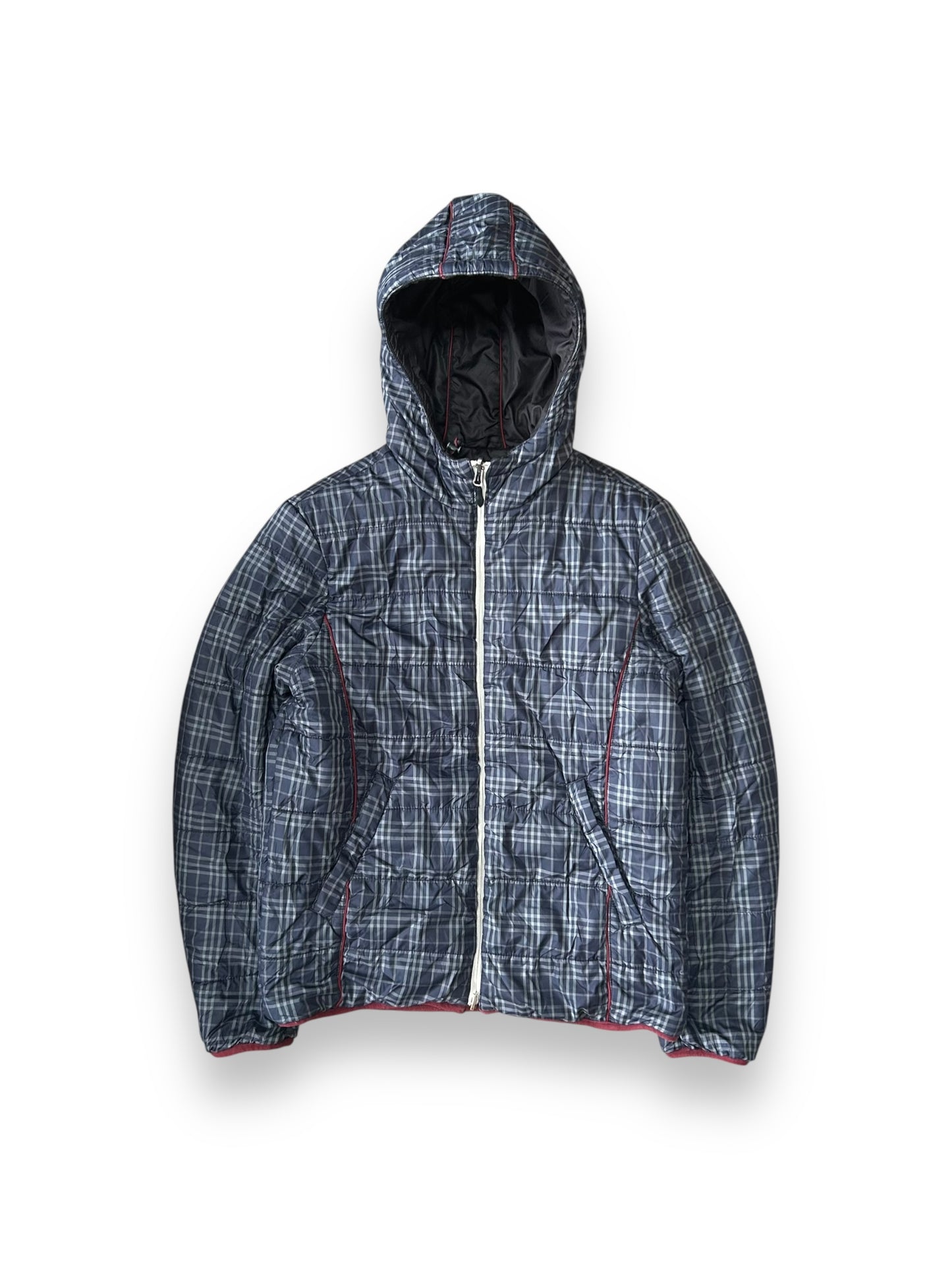 Vintage Armani Jeans Reversible Puffer Jacket Size M